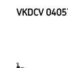 SKF Steering Centre Rod Assembly VKDCV 04057