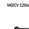 SKF Control ArmTrailing Arm wheel suspension VKDCV 12040