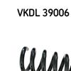 SKF Suspension Spring VKDL 39006