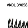 SKF Suspension Spring VKDL 39058