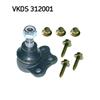 SKF Suspension Ball Joint VKDS 312001