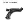 SKF Control ArmTrailing Arm wheel suspension VKDS 321018 B