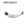 SKF Control ArmTrailing Arm wheel suspension VKDS 321116 B