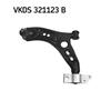 SKF Control ArmTrailing Arm wheel suspension VKDS 321123 B