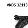 SKF Control ArmTrailing Arm wheel suspension VKDS 321130