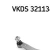 SKF Control ArmTrailing Arm wheel suspension VKDS 321134