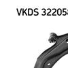 SKF Wishbone Track Control Arm VKDS 322058 B