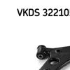 SKF Control ArmTrailing Arm wheel suspension VKDS 322105 B