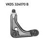 SKF Control ArmTrailing Arm wheel suspension VKDS 324070 B