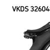 SKF Wishbone Track Control Arm VKDS 326048 B