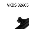 SKF Wishbone Track Control Arm VKDS 326058 B