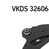 SKF Wishbone Track Control Arm VKDS 326064 B