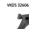 SKF Wishbone Track Control Arm VKDS 326066 B