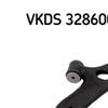 SKF Control ArmTrailing Arm wheel suspension VKDS 328600 B