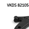 SKF Control ArmTrailing Arm wheel suspension VKDS 821054