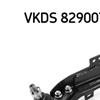 SKF Control ArmTrailing Arm wheel suspension VKDS 829007 B