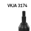 SKF Driveshaft CV Joint Kit VKJA 3174