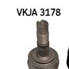 SKF Driveshaft CV Joint Kit VKJA 3178