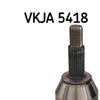 SKF Driveshaft CV Joint Kit VKJA 5418