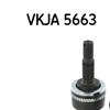 SKF Driveshaft CV Joint Kit VKJA 5663