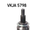 SKF Driveshaft CV Joint Kit VKJA 5798