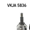 SKF Driveshaft CV Joint Kit VKJA 5836