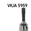 SKF Driveshaft CV Joint Kit VKJA 5959