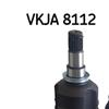 SKF Driveshaft CV Joint Kit VKJA 8112