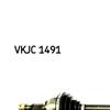 SKF Driveshaft VKJC 1491