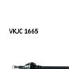 SKF Driveshaft VKJC 1665