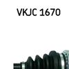 SKF Driveshaft VKJC 1670