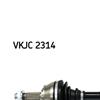 SKF Driveshaft VKJC 2314