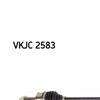 SKF Driveshaft VKJC 2583