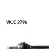 SKF Driveshaft VKJC 2796