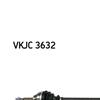 SKF Driveshaft VKJC 3632