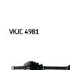 SKF Driveshaft VKJC 4981