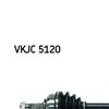 SKF Driveshaft VKJC 5120