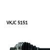 SKF Driveshaft VKJC 5151