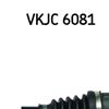 SKF Driveshaft VKJC 6081