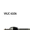 SKF Driveshaft VKJC 6106