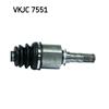 SKF Driveshaft VKJC 7551