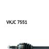 SKF Driveshaft VKJC 7551