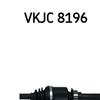 SKF Driveshaft VKJC 8196