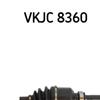 SKF Driveshaft VKJC 8360