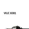 SKF Driveshaft VKJC 8381