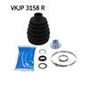 SKF Driveshaft CV Boot Bellow Kit VKJP 3158 R