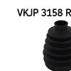 SKF Driveshaft CV Boot Bellow Kit VKJP 3158 R