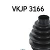 SKF Driveshaft CV Boot Bellow Kit VKJP 3166