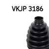 SKF Driveshaft CV Boot Bellow Kit VKJP 3186