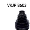 SKF Driveshaft CV Boot Bellow Kit VKJP 8603